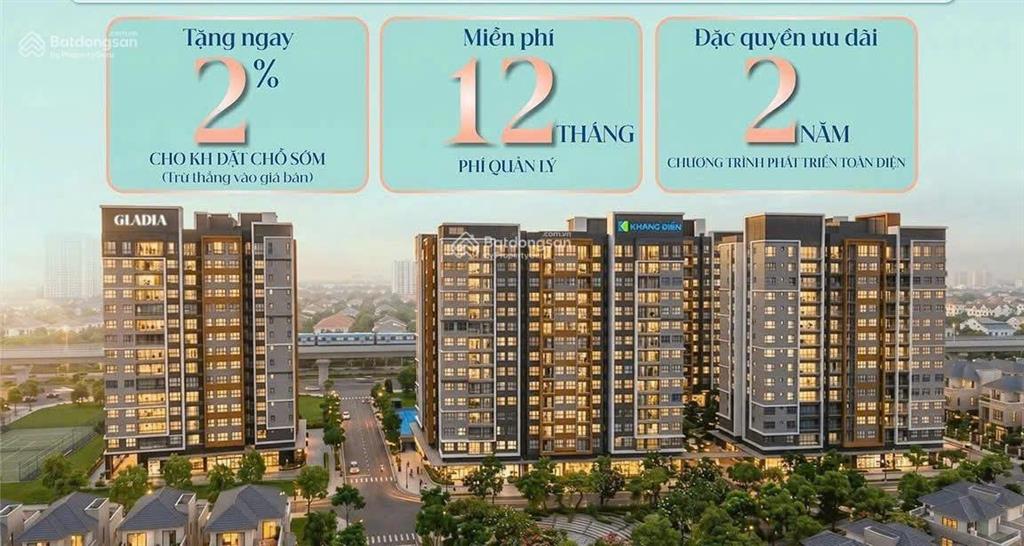 Gladia heights 2pn 86m², ban công đông nam, view hồ bơi, giá 7,311 tỷ