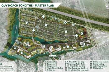 Biệt thự song lập id junction 105m², hướng đông nam, nhà sẵn bàn giao.