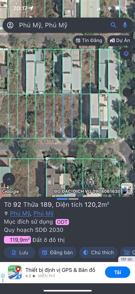 Bán đất tái định cư vạn hạnh, phường phú mỹ, thành phố hồ chí minh