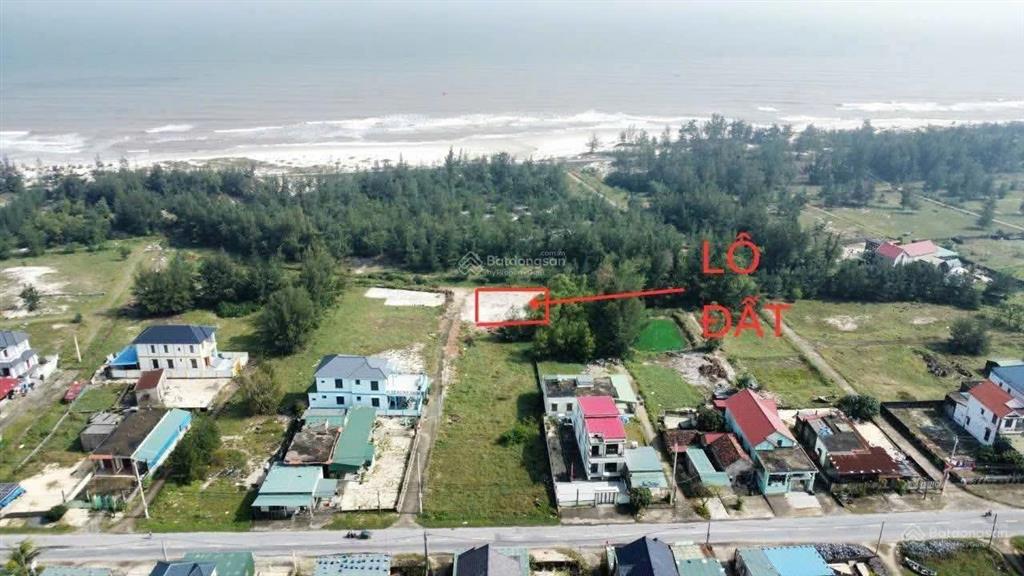 Đất biển hải ninh lô góc 2 mặt tiền 242,8m², sổ đỏ riêng, cách biển 100m, đầu tư đón sóng