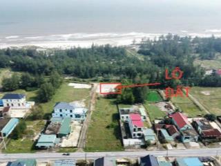 Đất biển hải ninh lô góc 2 mặt tiền 242,8m², sổ đỏ riêng, cách biển 100m, đầu tư đón sóng