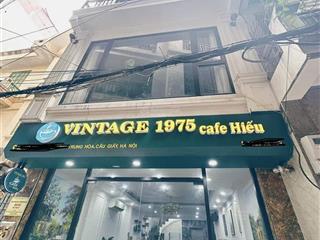 Bán nhà phố trần duy hưng  cầu giấy, 56.7m2 7 tầng thang máy. mt 4.5 mét. ngõ 3,5 mét, giá 11 tỷ