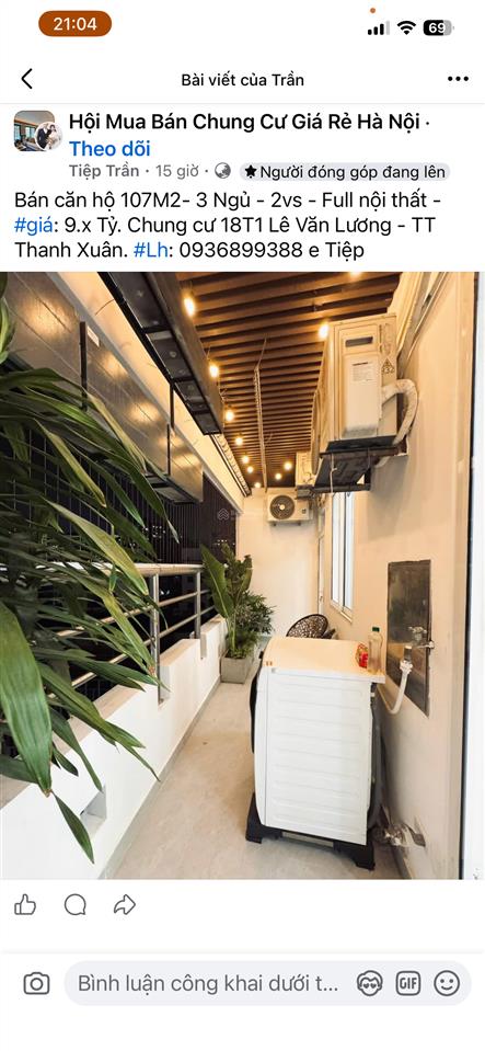 Bán chung cư lâm viên nguyễn phong sắc ,cầu giấy, 120m2 ,3 ngủ , 2wc , giá 10,9 tỷ