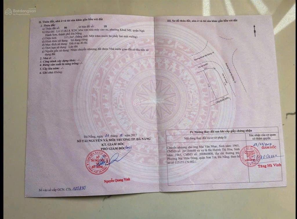 Bán lô góc khuê mỹ đông 14 và khuê mỹ đông 10ngũ hành sơnđà nẵng 0905 890 ***