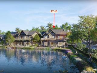 Căn đơn lập 2 mặt tiền đường, 3 mặt thoáng, view sông 40m, vị trí đắc địa giữa retreat island