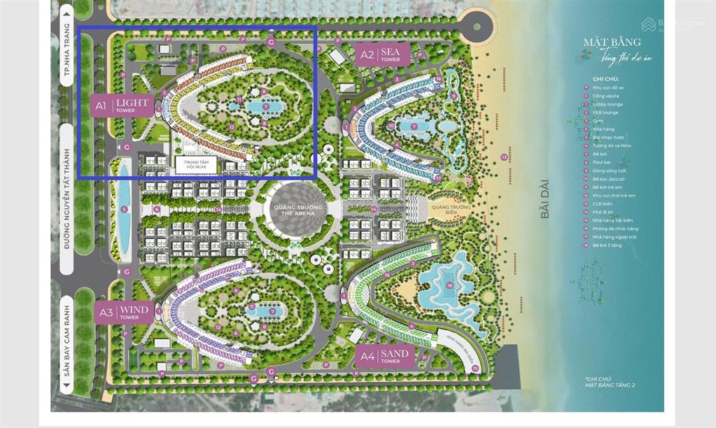The arena cam ranh bán căn 72m2 view biển chỉ 2,2 tỷ (bao sang tên), căn góc 2pn.  0946 753 ***