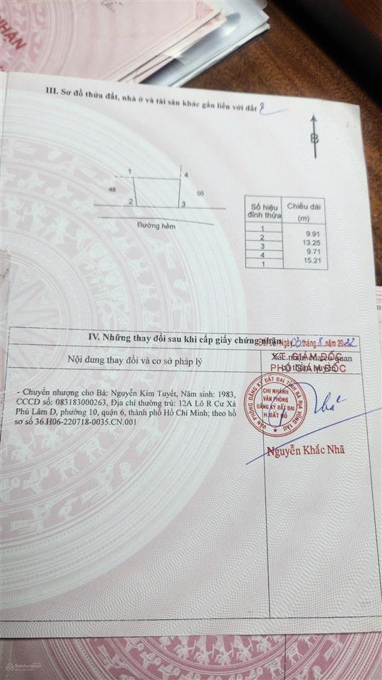 Chính chủ cần bán 2 mặt tiền đường nam kỳ khởi nghĩa, xã đất đỏ, tp hcm.