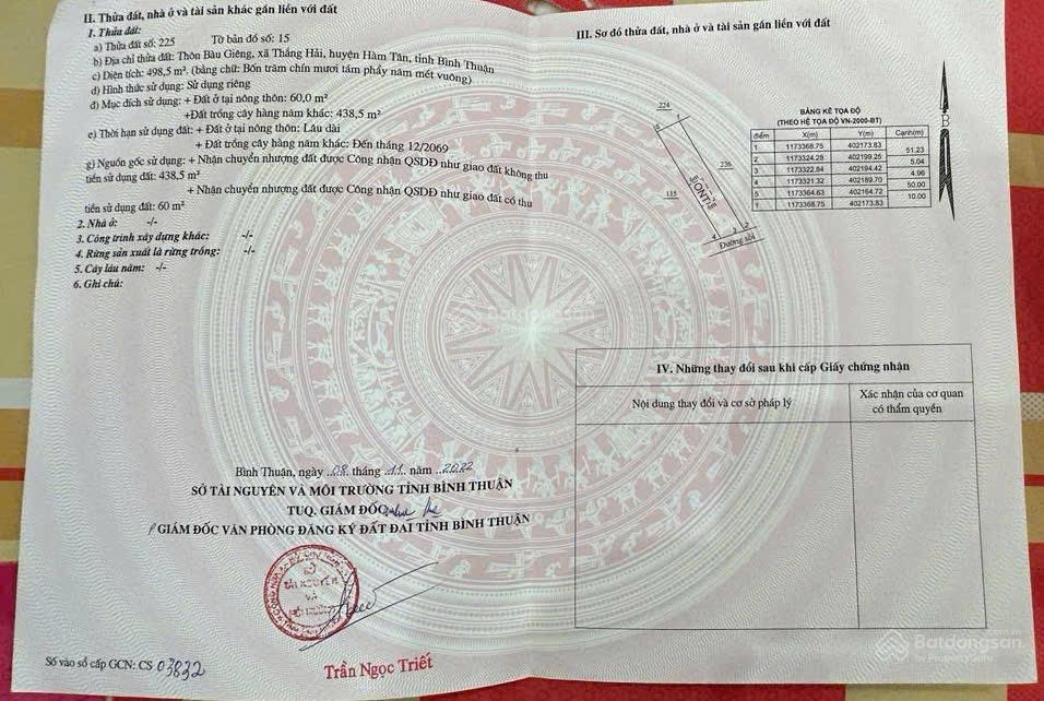 Bán homestay ven khu vực suối nước nóng bình châu và biển hồ tràm