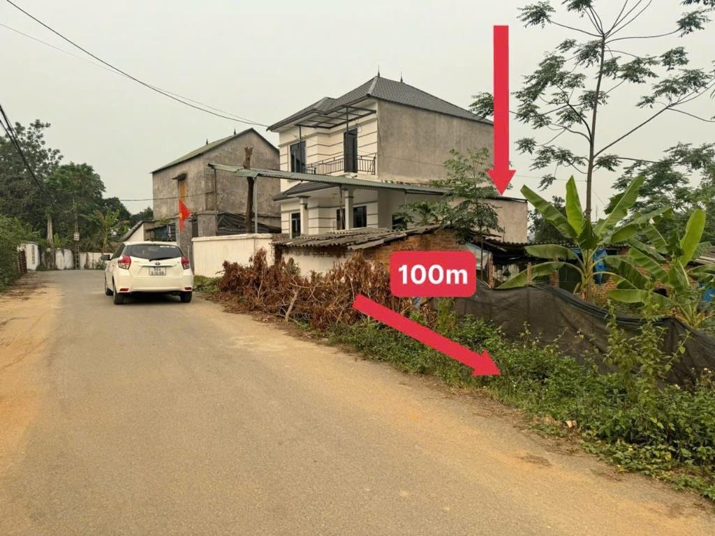 BÁN ĐẤT TRỤC CHÍNH THANH VÂN-TAM DƯƠNG-VĨNH PHÚC DT102,4m2 MT4,5m SẴN SỔ 1,2x TỶ