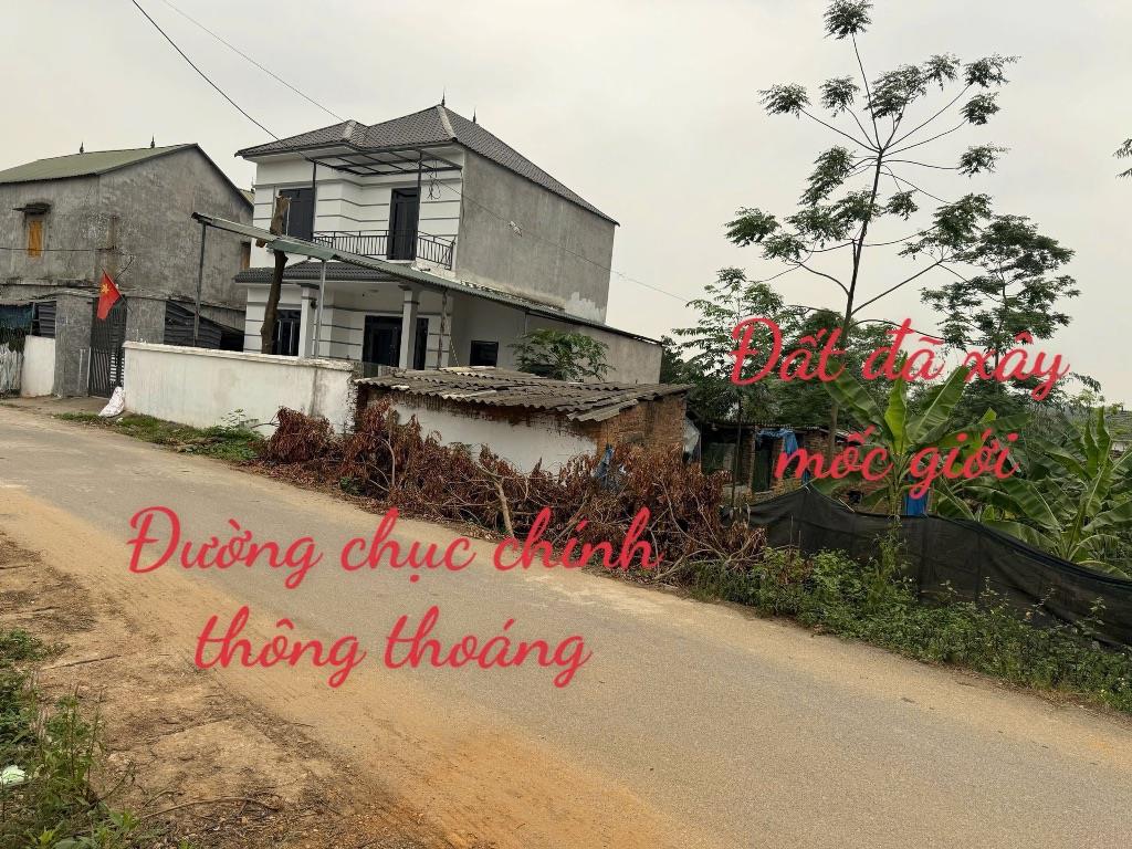 BÁN ĐẤT TRỤC CHÍNH THANH VÂN-TAM DƯƠNG-VĨNH PHÚC DT102,4m2 MT4,5m SẴN SỔ 1,2x TỶ
