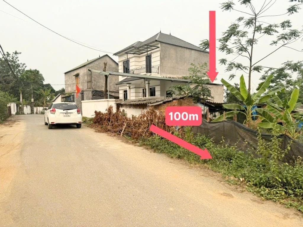 BÁN ĐẤT TRỤC CHÍNH THANH VÂN-TAM DƯƠNG-VĨNH PHÚC DT102,4m2 MT4,5m SẴN SỔ 1,2x TỶ