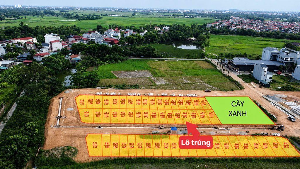 BÁN GẤP ĐẤT ĐẸP TẠI CHI CHỈ ĐỒNG CƯƠNG, YÊN LẠC DT100m MT5m full 100% thổ cư giá 2,338 TỶ 0988296228