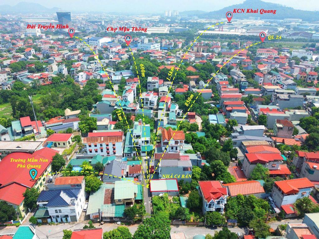 Bán nhà riêng Đôn Hậu, gần khu công nghiệp Khai Quang kinh doanh được DT85m MT7,16m 1,95ty 0988296228