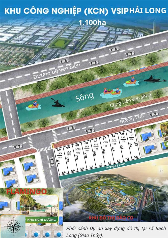 Bán lô đất full thổ cư 273 m2 đối diện cổng kcn vsip rộng 1100 ha và gần các khu vực nghỉ dưỡng, dl