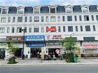 Bán nhanh 26,1 tỷ shophouse 5x20m mặt tiền đường song hành sầm uất. xây dựng 1 trệt 1 lửng 3 lầu