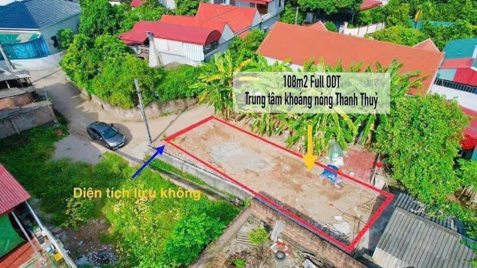 Bán đất khoáng nóng Thanh Thuỷ, Phí Thọ, hơn 2 tỷ 