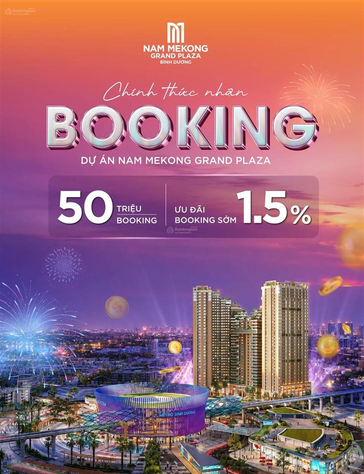 Căn hộ nam mekong grand plaza thành phố mới bình dương.  0934 823 *** (qlsp)