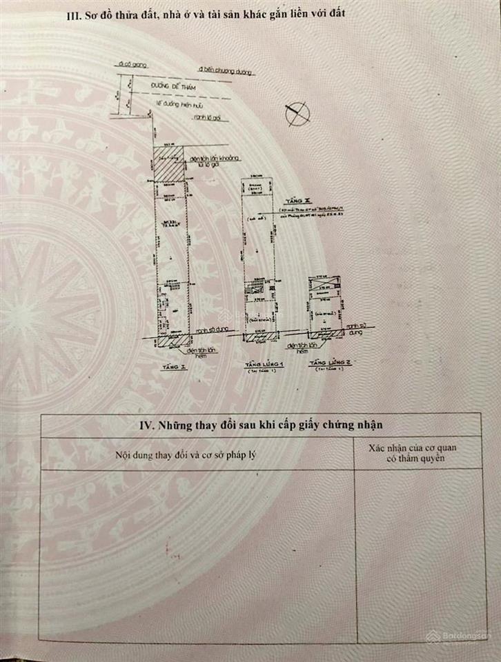Bán nhà mặt tiền đề thám, quận 1 3.65m nở hậu 3.8m x 24m, công nhận 72.34m2, gần ngã 4 cô giang