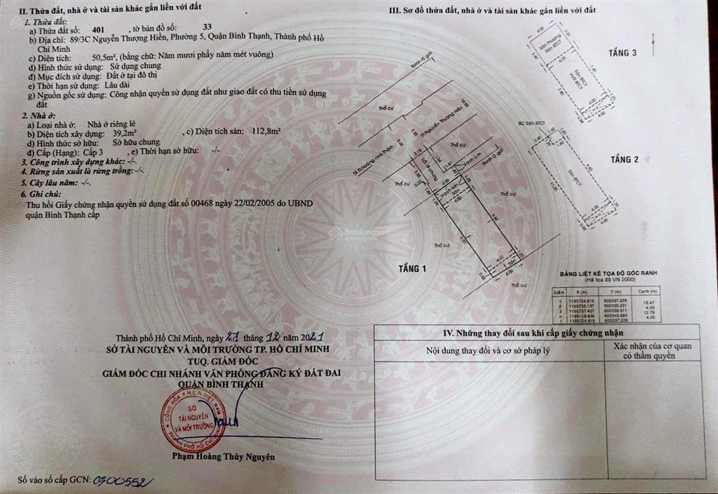 Cho thuê nhà mặt tiền thụt đường nguyễn thượng hiền, quận bình thạnh, gần chợ cây quéo 200m