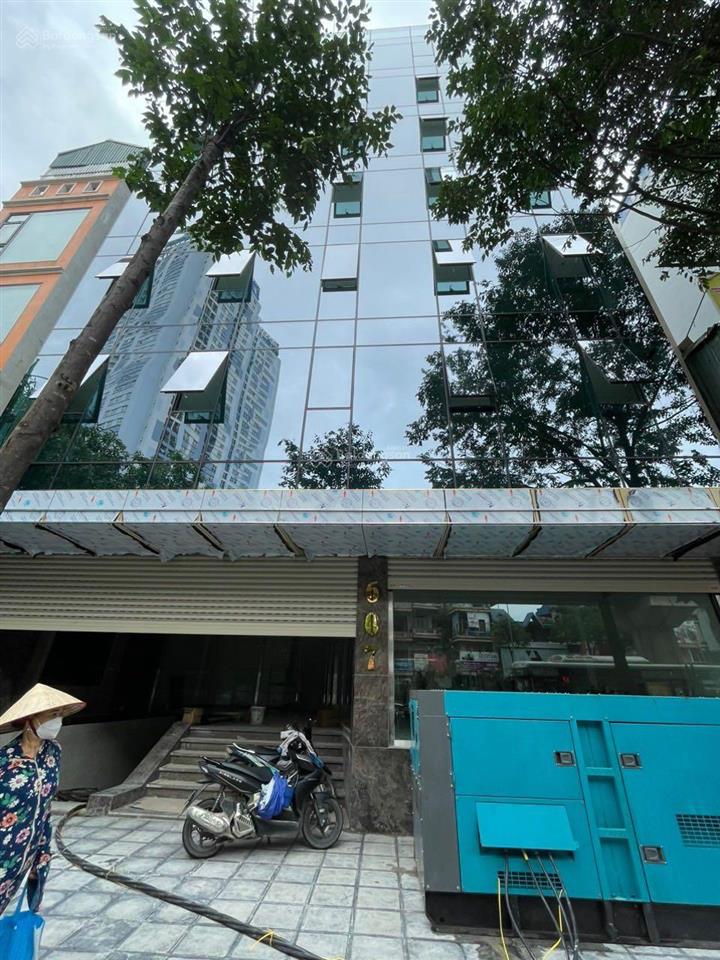 Nhà mặt phố nguyễn tuân, dt 140m2 x 9 tầng, 1 hầm mặt tiền 8m thông sàn mới cứng giá đẹp