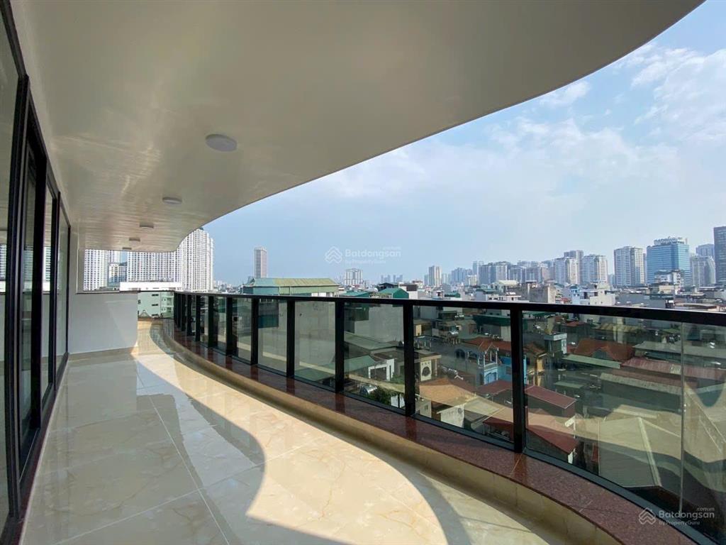 Tòa nhà phố hoàng ngân  nguyễn thị định 100m2 8 tầng 1 hầm, pccc chuẩn, mặt tiền khủng