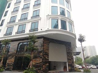 Cho thuê nhà lô góc dịch vọng hậu, cầu giấy, 180m2, 7t, 1h, mt 28m, nhà mới 100% pccc. giá 140tr/th