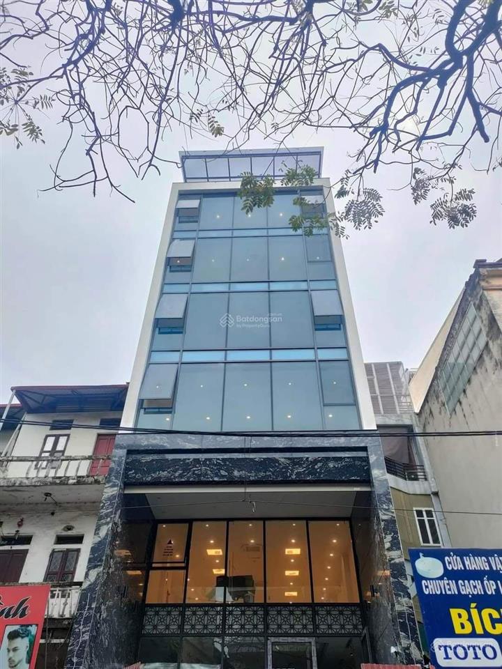 Cho thuê nhà nguyễn chánh  cầu giấy, 169m2x8t, 1 hầm mt 12m, thông sàn, tm, cho thuê mọi mô hình
