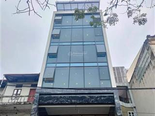 Cho thuê nhà nguyễn chánh  cầu giấy, 169m2x8t, 1 hầm mt 12m, thông sàn, tm, cho thuê mọi mô hình
