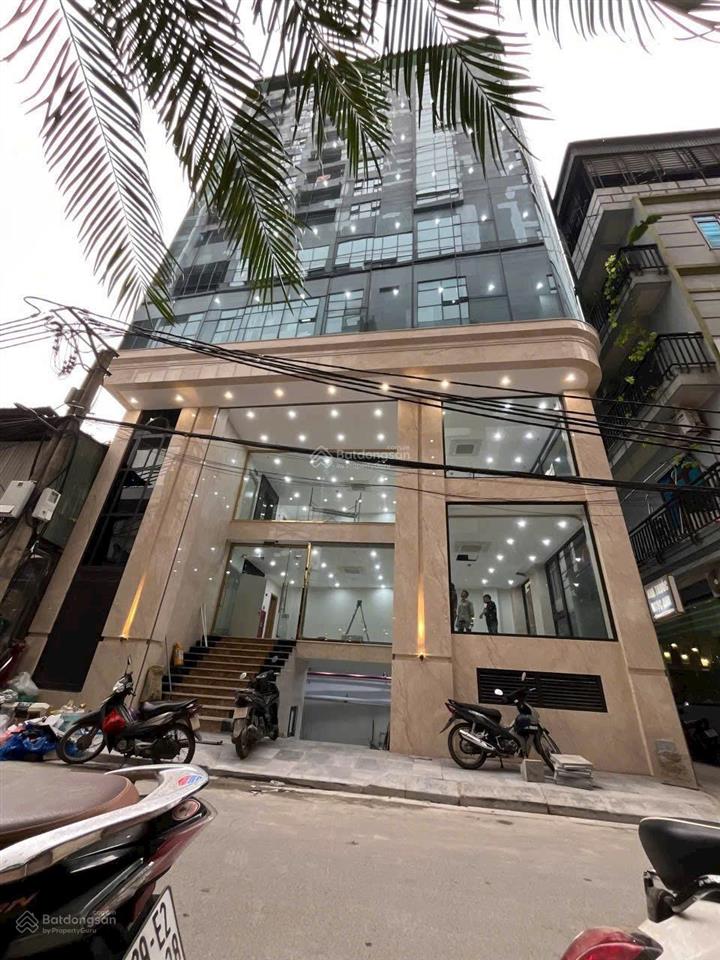 Chính chủ cần cho thuê gấp nhà mặt phố vương thừa vũ dt140m2 x9t 1 hầm mt8m pccc nghiệm thu