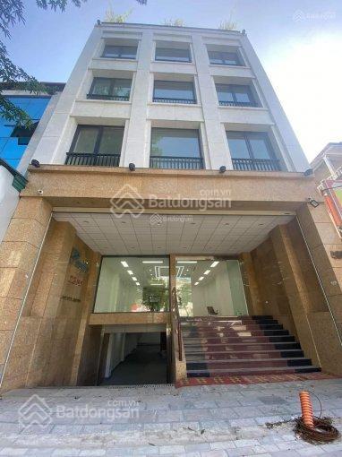 Cho thuê nhà khu phân lô ngõ trung kính, 80m2 * 7 tầng 1 hầm nhà mới toanh thang máy full điều hòa