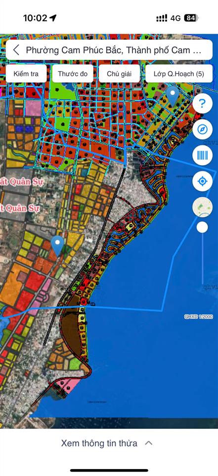 Bán đất mặt tiền quốc lộ 1a diện tích lớn cam phúc bắc, cam ranh