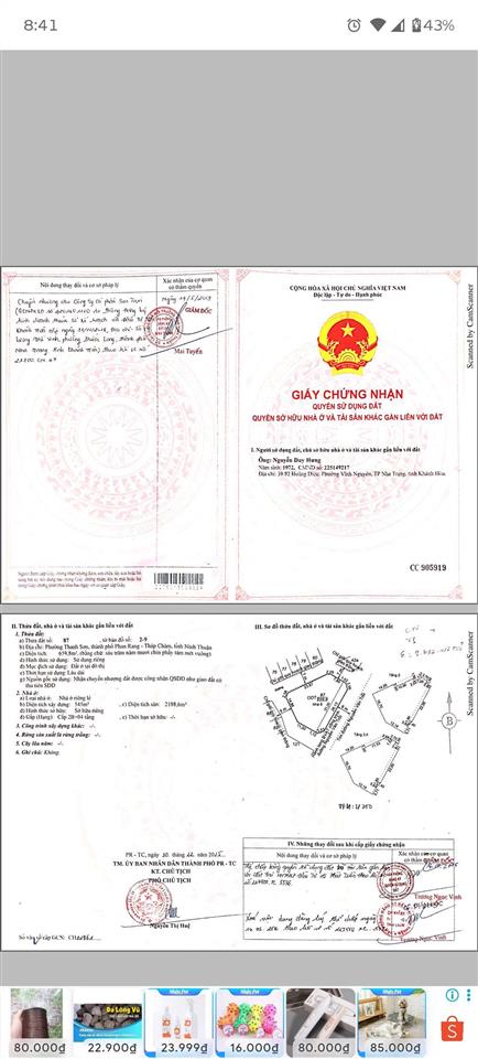 Bán khách sạn tại phường thanh sơn, phan rang 659.8m2 giá 39 tỷ vị trí siêu đẹp nội thất sang trọng