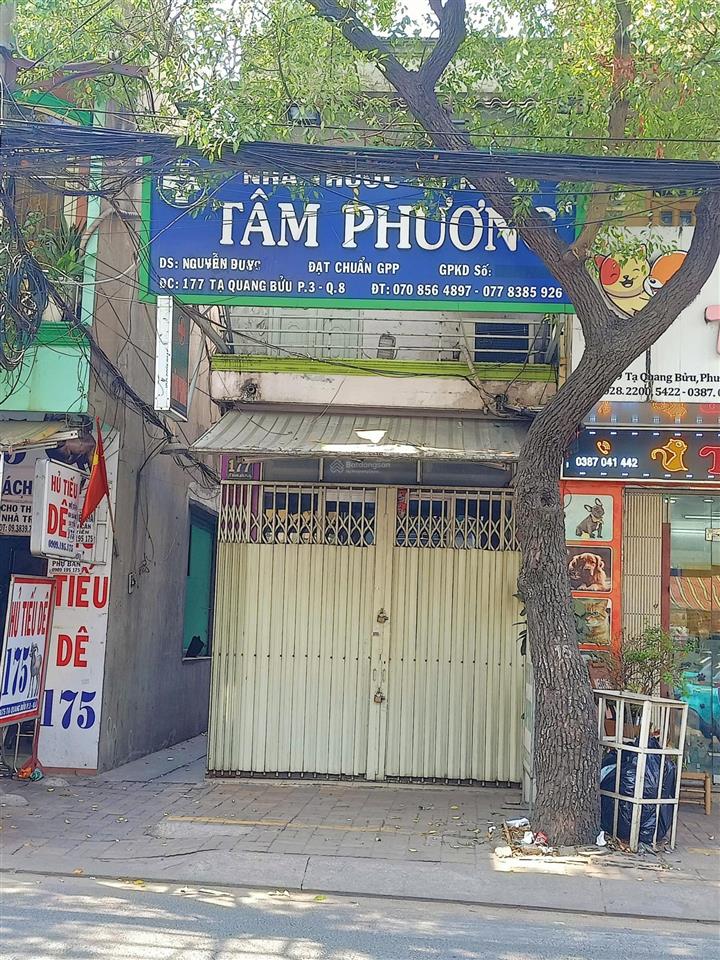 Bán nhà mặt tiền tạ quang bửu phường 3q8