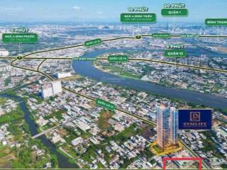 Căn hộ view sông sài gòn gần chợ đầu mối thủ đức giá 3ty5 / 2pn 80m2