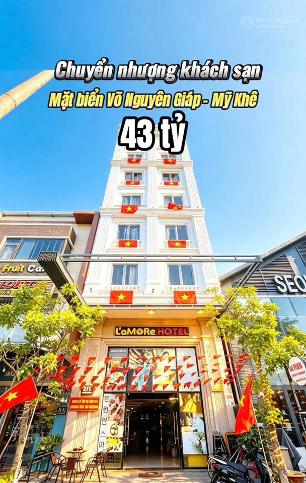 Chuyển nhượng khách sạn mặt biển võ nguyên giáp, 31 phòng kinh doanh, 43 tỷ