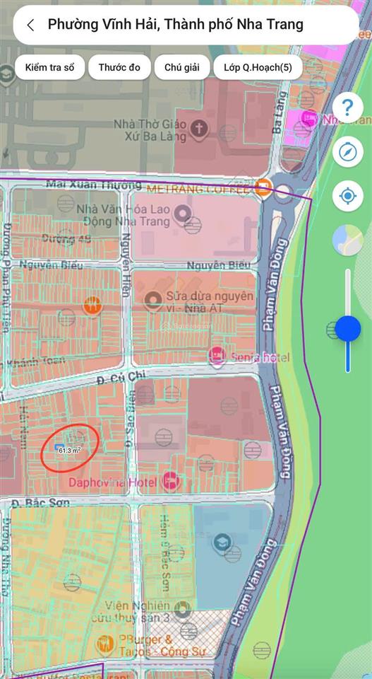 Đất hẻm củ chi  ngang 5,5m  cách biển hòn chồng 300m. giá 3,880 tỷ.