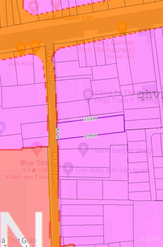 Đất hẻm ô tô bắc sơn thông và quay đầu  cách biển hòn chồng 350m { giá  23,66 tỷ