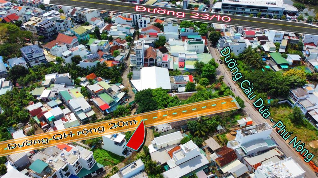 [ lô góc 2 mặt tiền sát khu đô thị vĩnh điềm trung  ngang ôm góc dài 22m ]. giá 3,6 tỷ