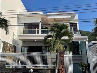 Biệt thự 3 tầng , mặt tiền lê văn hưu  view trực diện sông quán trường * tđc hòn rớ 1. giá 16 tỷ