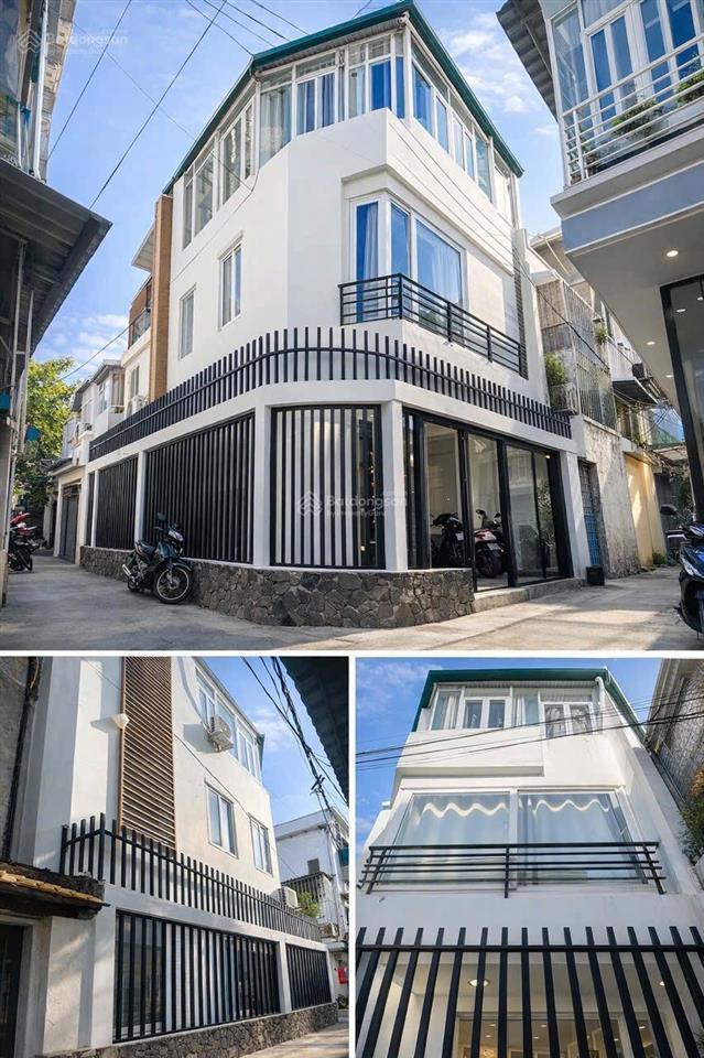Nhà 3 tầng hẻm mê linh  góc 2 mặt tiền ** cách biển trần phú  600m giá  5,2 tỷ