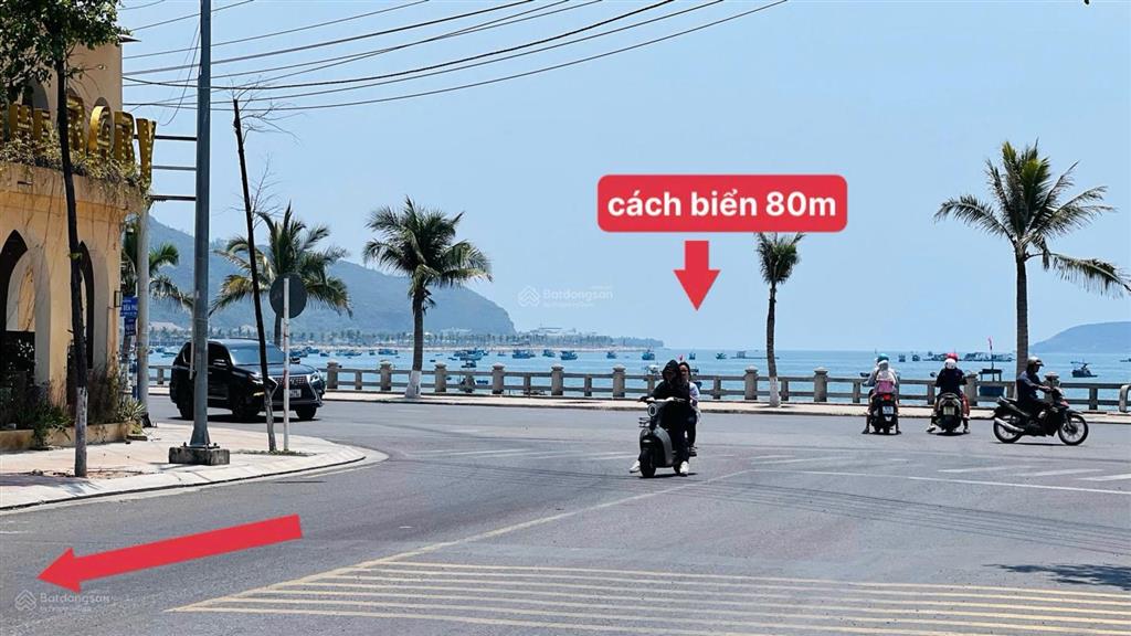 Góc 3 mặt tiền đất quán dê tràng an, mặt tiền điện biên phủ ngang dài 25m cách biển ba làng 60m