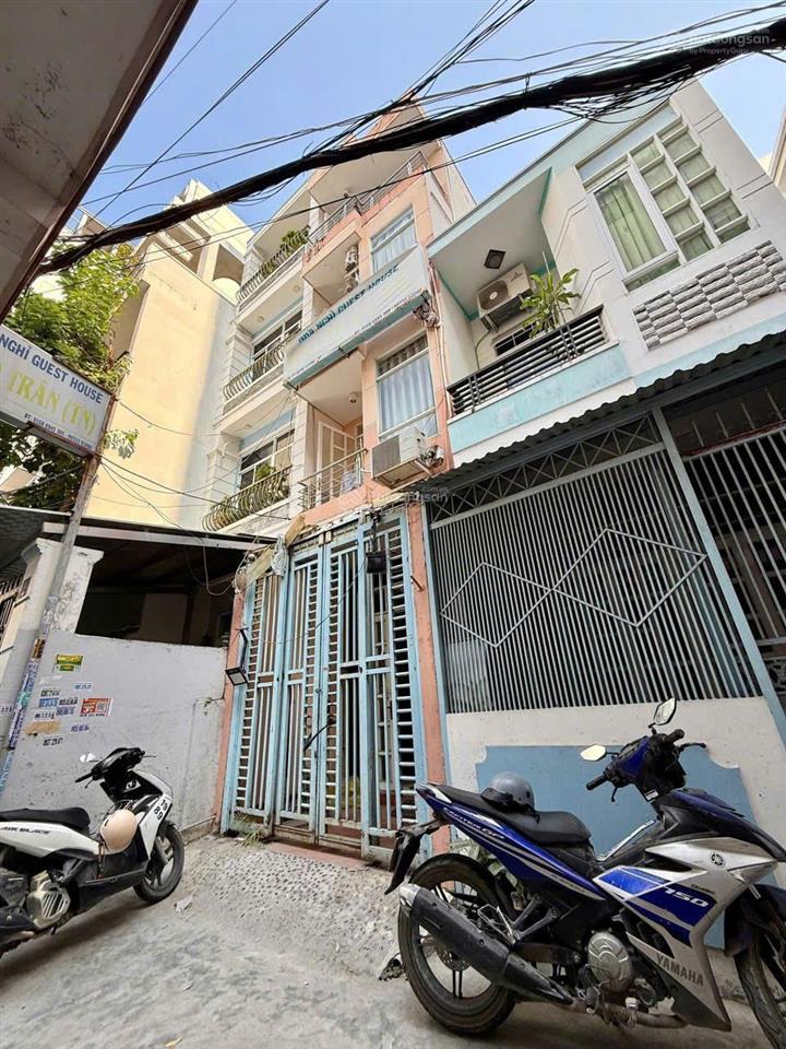 Nhà 5 tầng đang kinh doanh 6 phòng  hẻm quân trấn, hùng vương. giá 7,5 tỷ