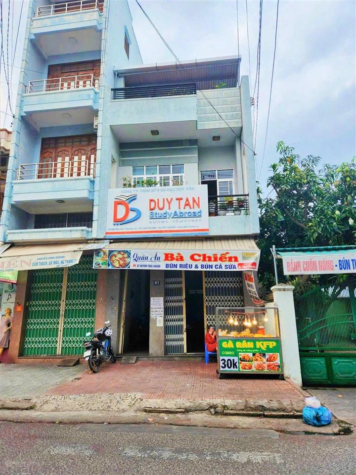[ nhà 3 tầng mặt tiền huỳnh thúc kháng  ngang 5,11m ] * cách biển trần phú  700m giá  20 tỷ