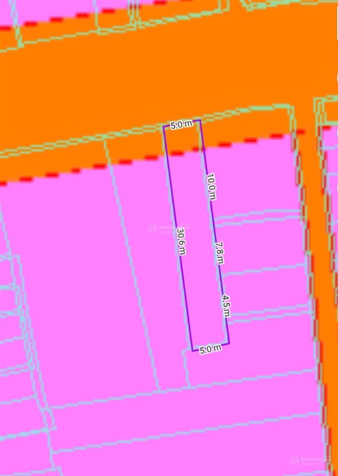 Mặt tiền đường củ chi  151m cách biển hòn chồng 700m (giá 16,9 tỷ)