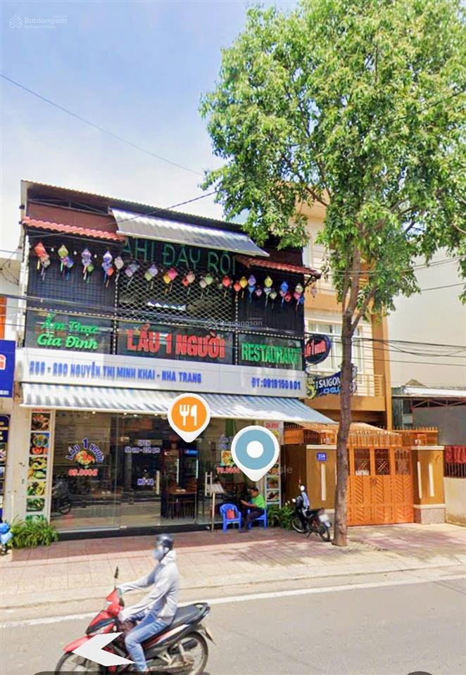 Nhà mặt tiền đường nguyễn thị minh khai  ngang 7,4m  cách biển trần phú 1km. giá 22,5 tỷ