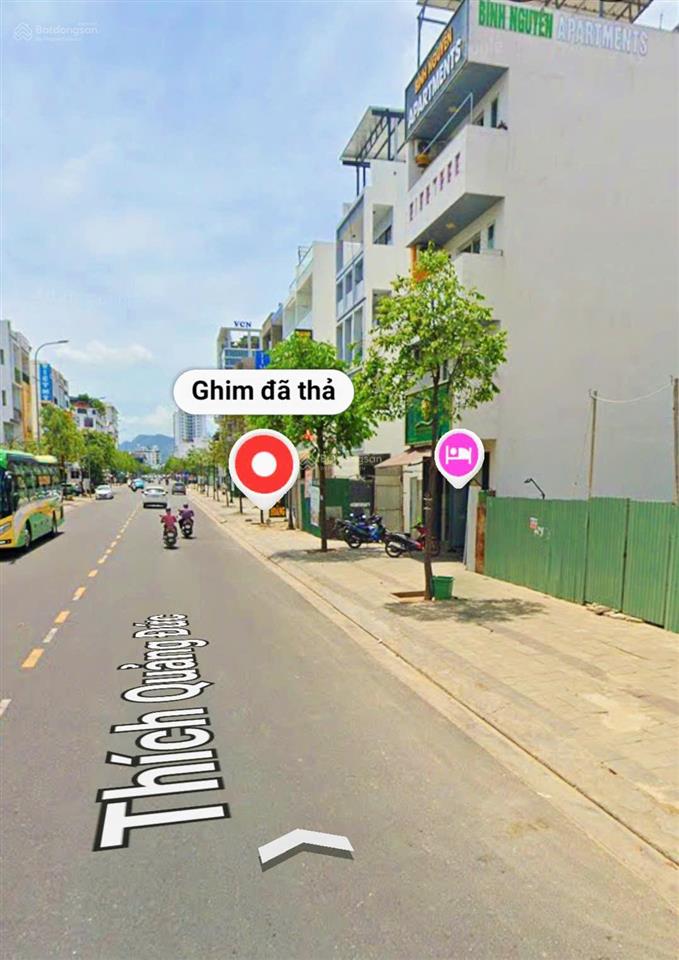 Góc 2 mặt tiền thích quảng đức vcn phước hải  cách đường tố hữu 250m. giá 120tr/m2