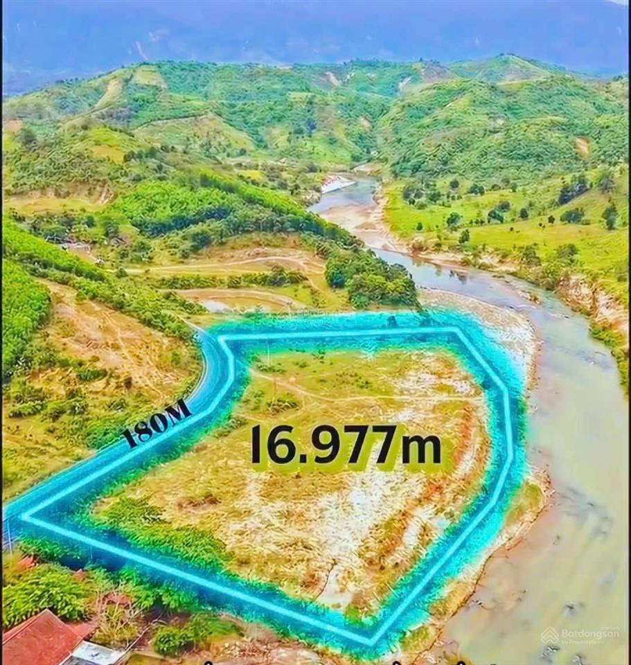 1,7ha đất giáp suối sông cái và giáp mặt tiền ql27c, xã liên sang. giá 17,5 tỷ