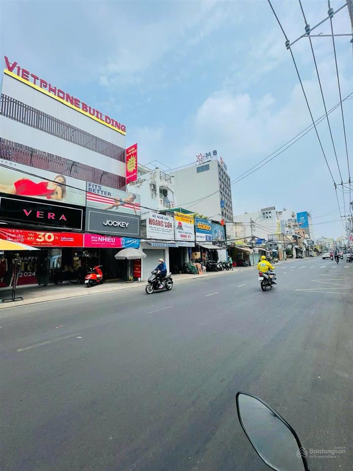 Bán gấp nhà mặt tiền nơ trang long gần chợ bà chiều, 7.6x21m, nở hậu 12m, công nhận 156m2 giá 35 tỷ