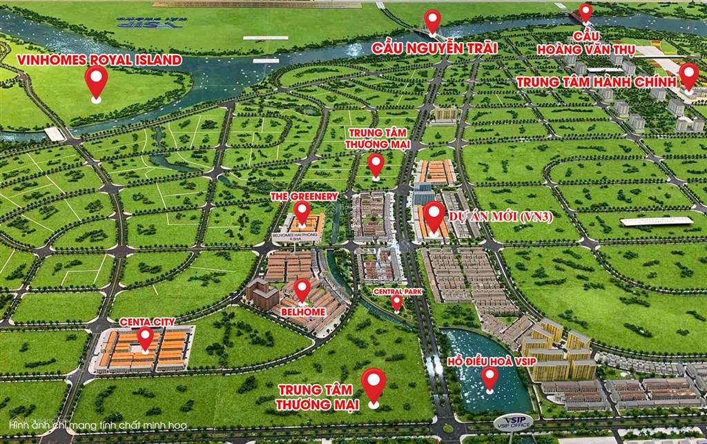 Mở bán dự án mới the greenery 2 hải phòng f1 cđt mặt đường 90m cầu nguyễn trãi ngay tháng 3/2026!