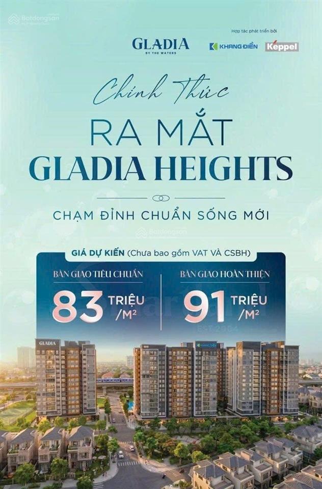 Căn hộ gladia heights mặt tiền võ chí công q2 tp thủ đức